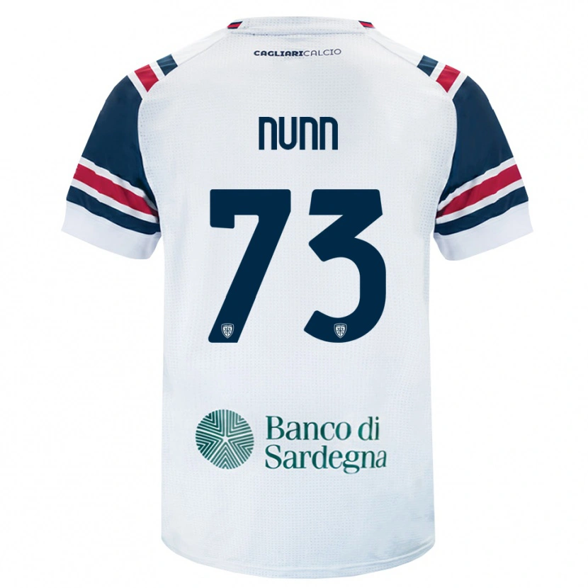 Danxen Hombre Camiseta Jack Nunn #73 Blanco Rojo Verde 2ª Equipación 2026/27 La Camisa México