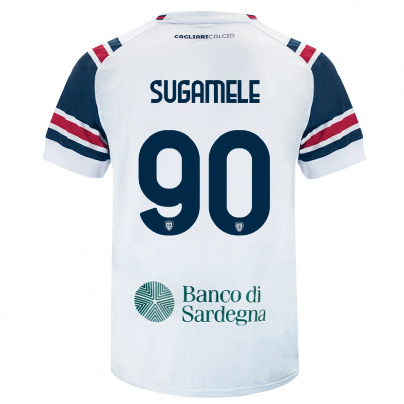 Danxen Hombre Camiseta Alessandro Sugamele #90 Blanco Rojo Verde 2ª Equipación 2026/27 La Camisa México