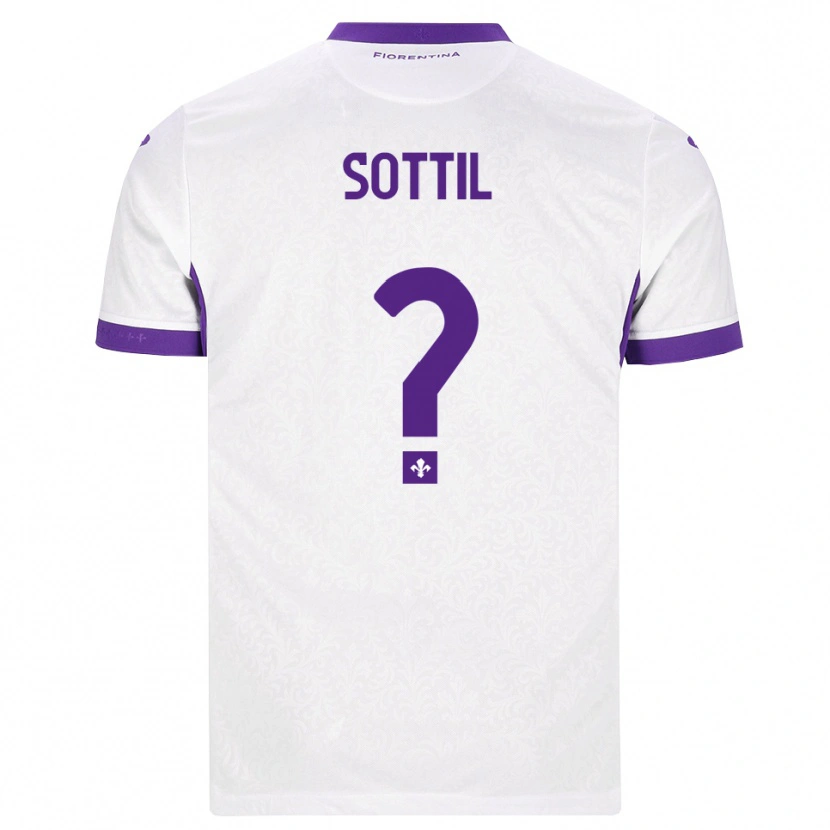 Danxen Hombre Camiseta Riccardo Sottil #0 Blanco Morado 2ª Equipación 2026/27 La Camisa México