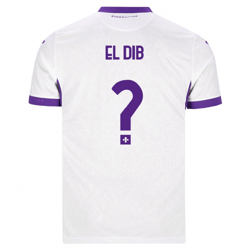 Danxen Hombre Camiseta Karim El Dib #0 Blanco Morado 2ª Equipación 2026/27 La Camisa México