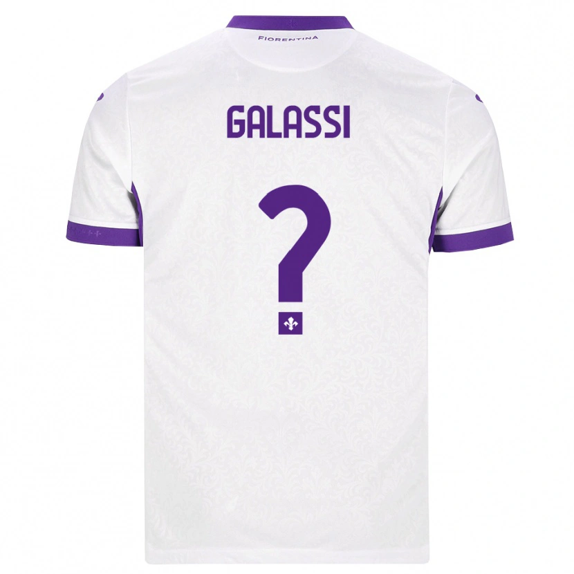 Danxen Hombre Camiseta Andrea Galassi #0 Blanco Morado 2ª Equipación 2026/27 La Camisa México
