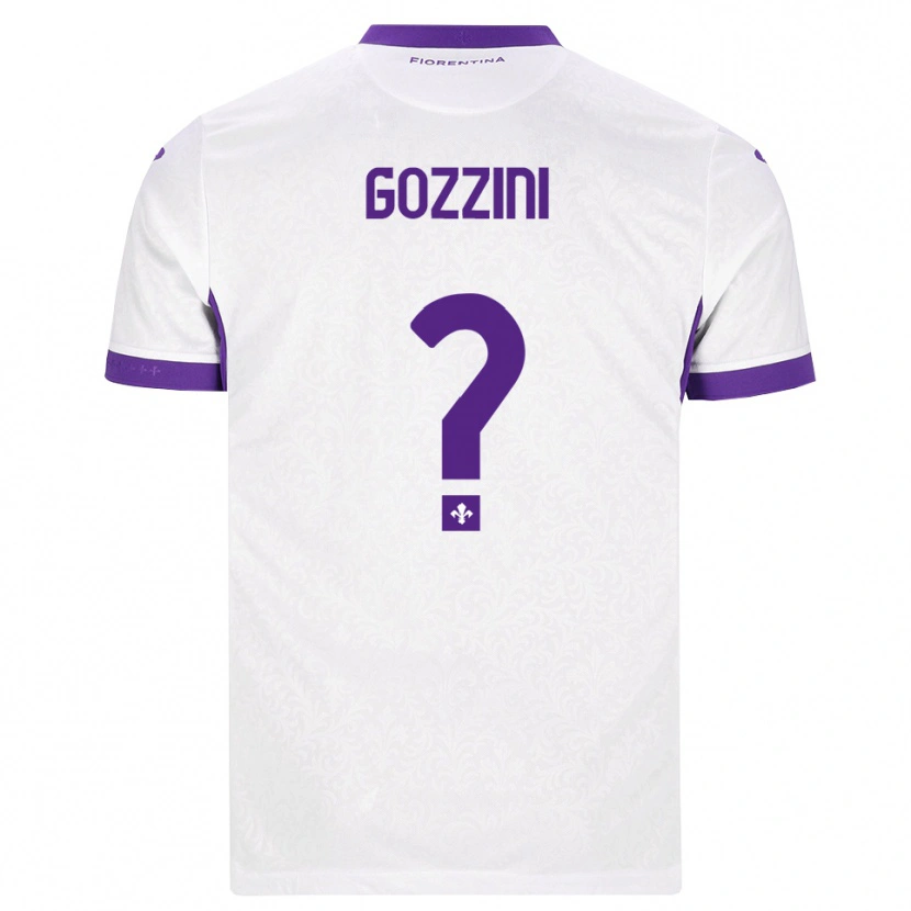 Danxen Hombre Camiseta Gozzini #0 Blanco Morado 2ª Equipación 2026/27 La Camisa México