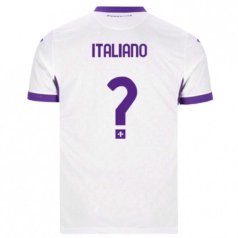 Danxen Hombre Camiseta Riccardo Italiano #0 Blanco Morado 2ª Equipación 2026/27 La Camisa México