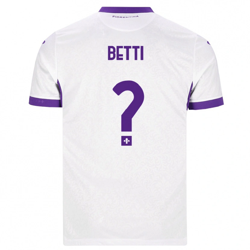 Danxen Hombre Camiseta Tiziano Betti #0 Blanco Morado 2ª Equipación 2026/27 La Camisa México