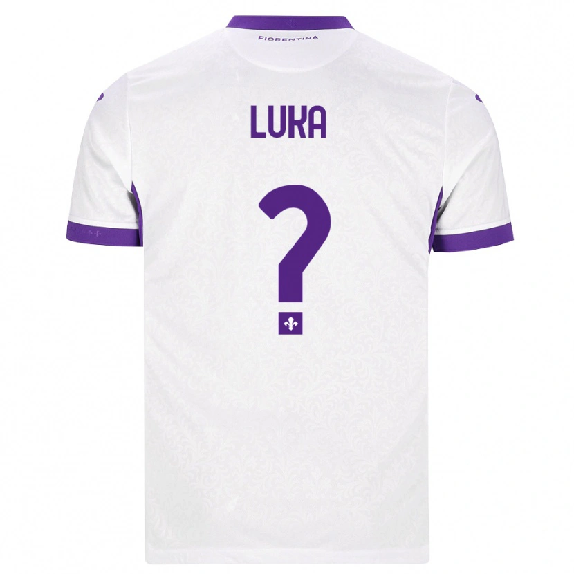 Danxen Hombre Camiseta Majkol Luka #0 Blanco Morado 2ª Equipación 2026/27 La Camisa México