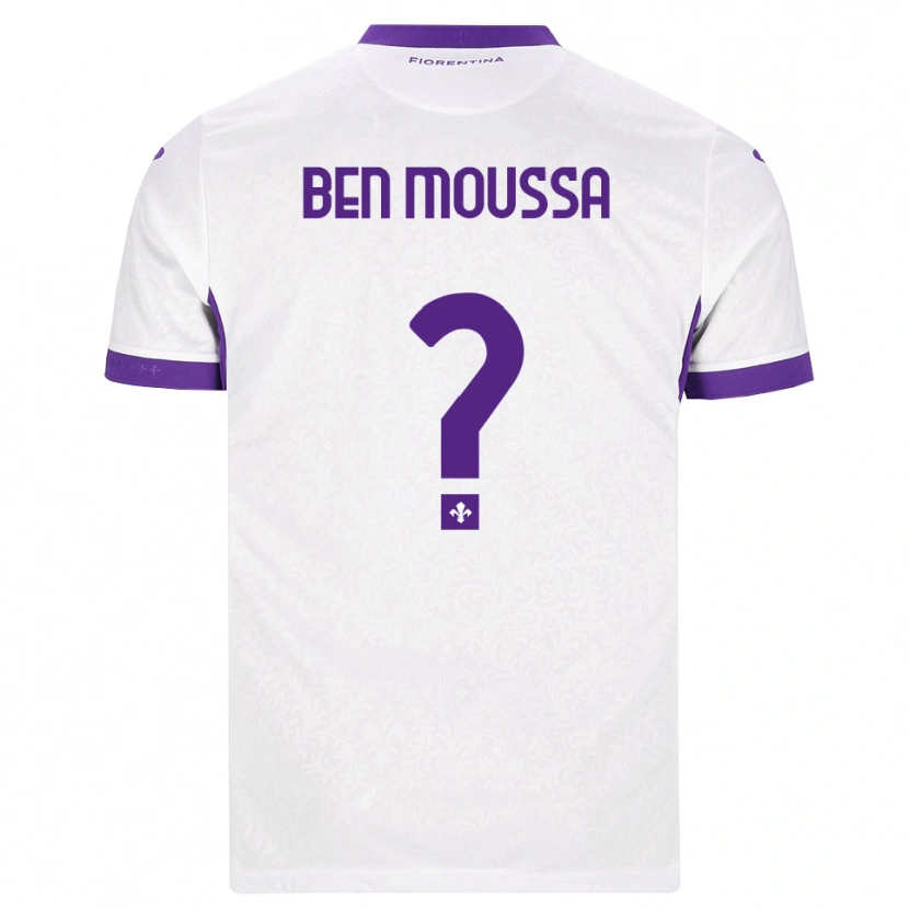 Danxen Hombre Camiseta Mehdi Ben Moussa #0 Blanco Morado 2ª Equipación 2026/27 La Camisa México