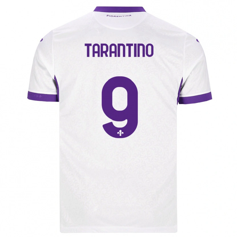 Danxen Hombre Camiseta Jacopo Tarantino #9 Blanco Morado 2ª Equipación 2026/27 La Camisa México