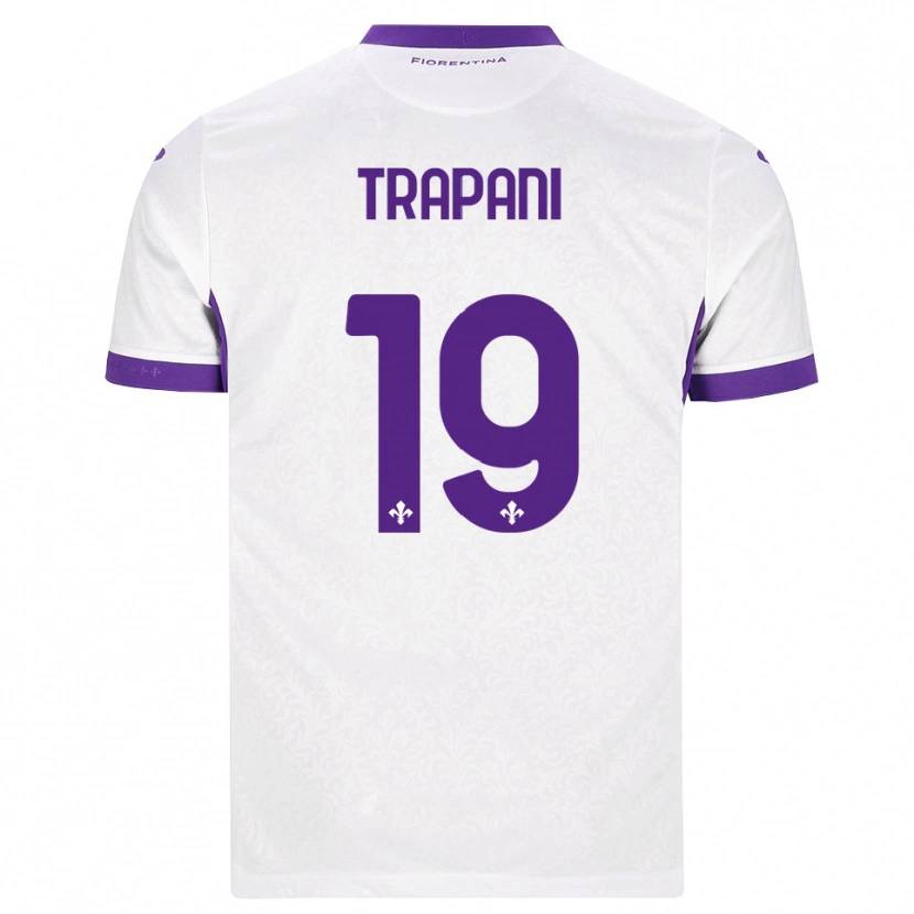 Danxen Hombre Camiseta Niccolò Trapani #19 Blanco Morado 2ª Equipación 2026/27 La Camisa México