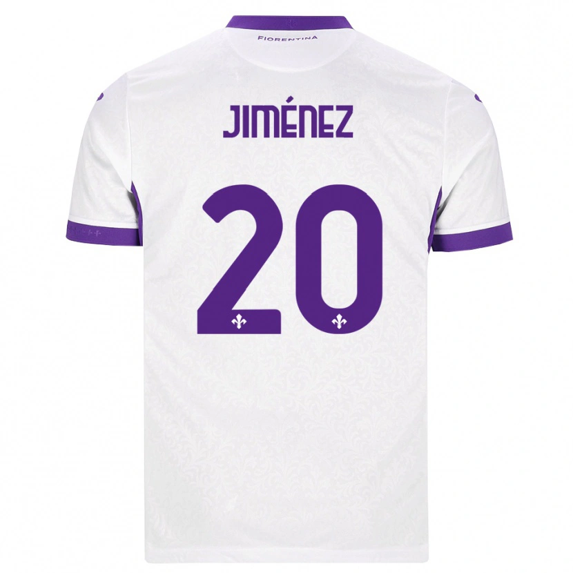 Danxen Hombre Camiseta Álex Jiménez #20 Blanco Morado 2ª Equipación 2026/27 La Camisa México