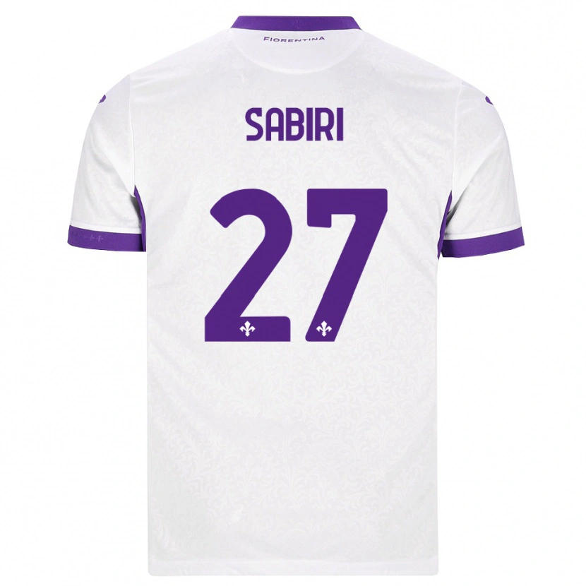 Danxen Hombre Camiseta Abdelhamid Sabiri #27 Blanco Morado 2ª Equipación 2026/27 La Camisa México