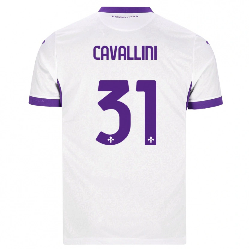 Danxen Hombre Camiseta Aurora Cavallini #31 Blanco Morado 2ª Equipación 2026/27 La Camisa México