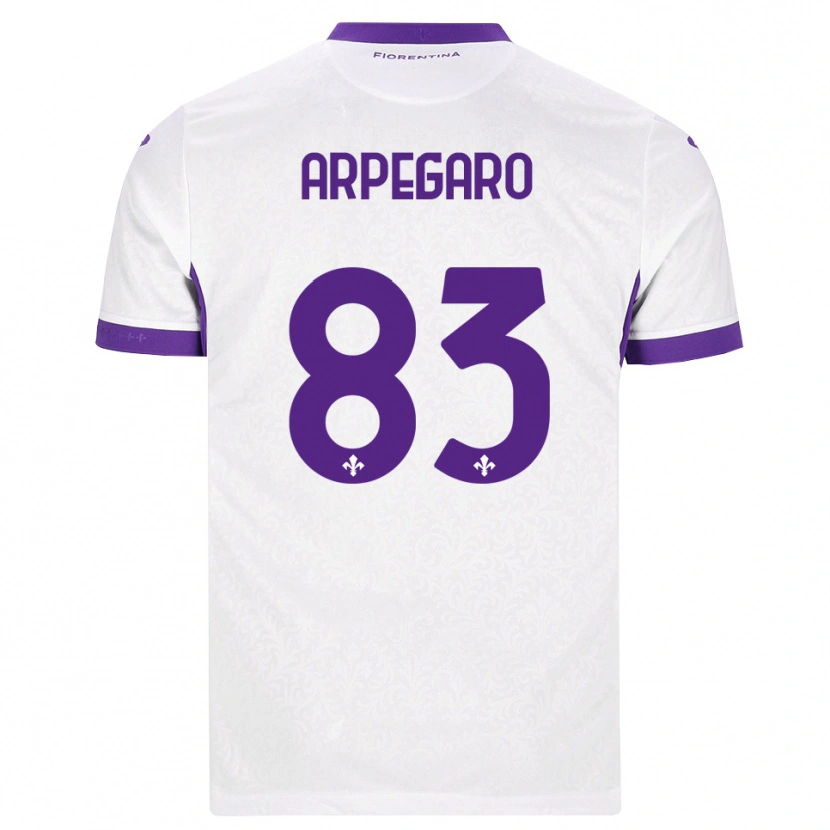 Danxen Hombre Camiseta Sofia Arpegaro #83 Blanco Morado 2ª Equipación 2026/27 La Camisa México