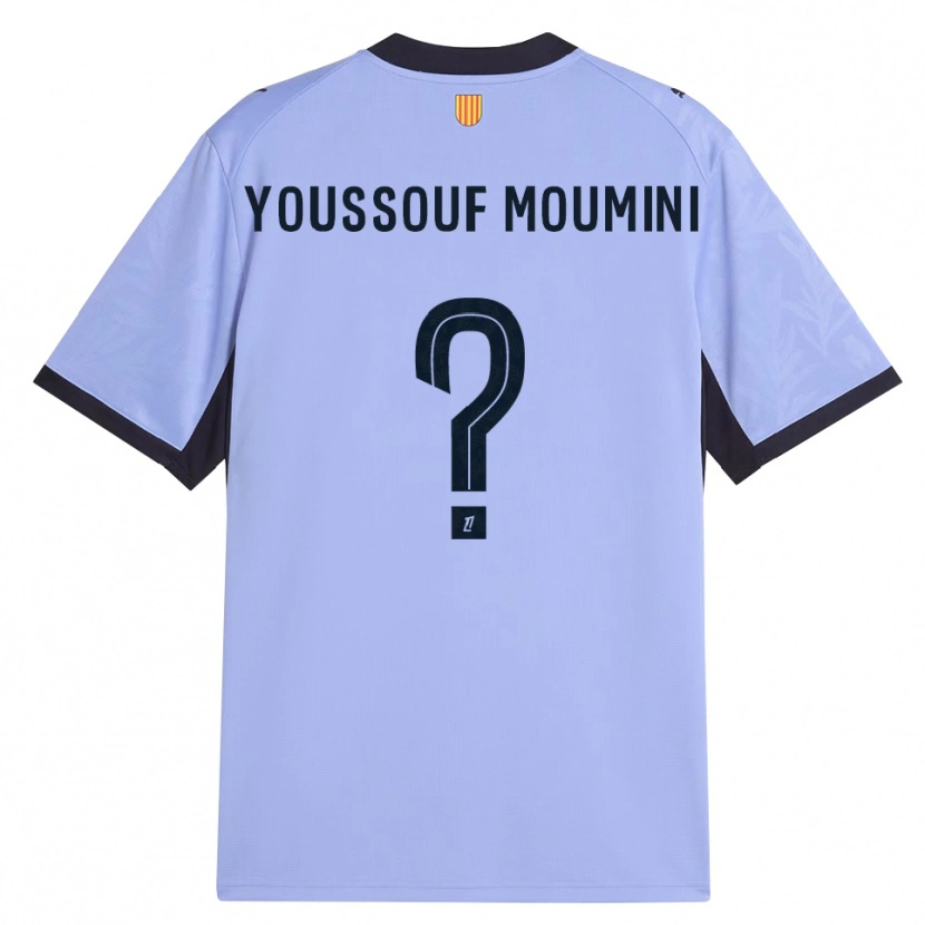 Danxen Hombre Camiseta Yakine Youssouf Moumini #0 Lavanda Negro Equipación Tercera 2026/27 La Camisa México