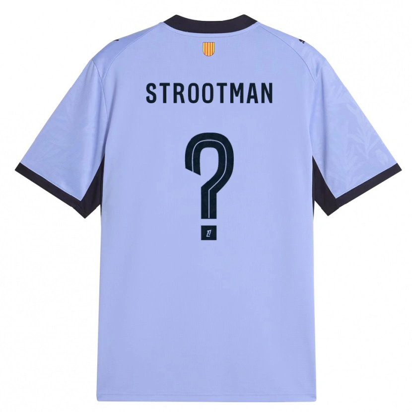 Danxen Hombre Camiseta Kevin Strootman #0 Lavanda Negro Equipación Tercera 2026/27 La Camisa México