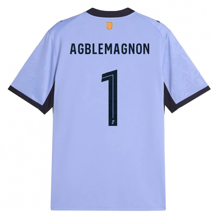 Danxen Hombre Camiseta Jordan Agblemagnon #1 Lavanda Negro Equipación Tercera 2026/27 La Camisa México