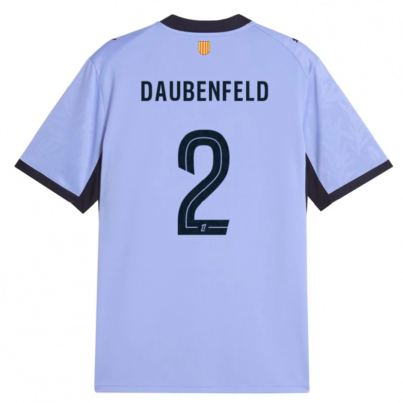 Danxen Hombre Camiseta Lucas Daubenfeld #2 Lavanda Negro Equipación Tercera 2026/27 La Camisa México