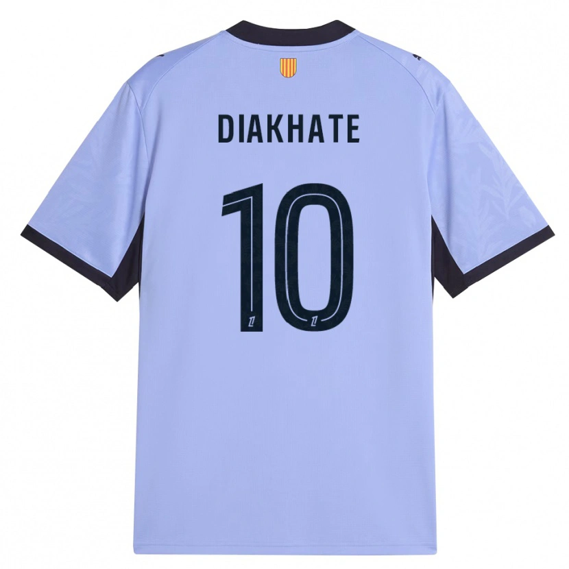 Danxen Hombre Camiseta Ndeye Awa Diakhaté #10 Lavanda Negro Equipación Tercera 2026/27 La Camisa México