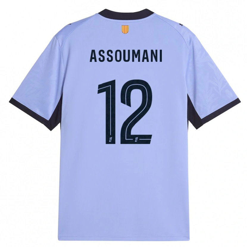 Danxen Hombre Camiseta Saïfi Assoumani #12 Lavanda Negro Equipación Tercera 2026/27 La Camisa México