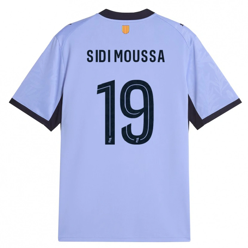 Danxen Hombre Camiseta Salima Sidi Moussa #19 Lavanda Negro Equipación Tercera 2026/27 La Camisa México