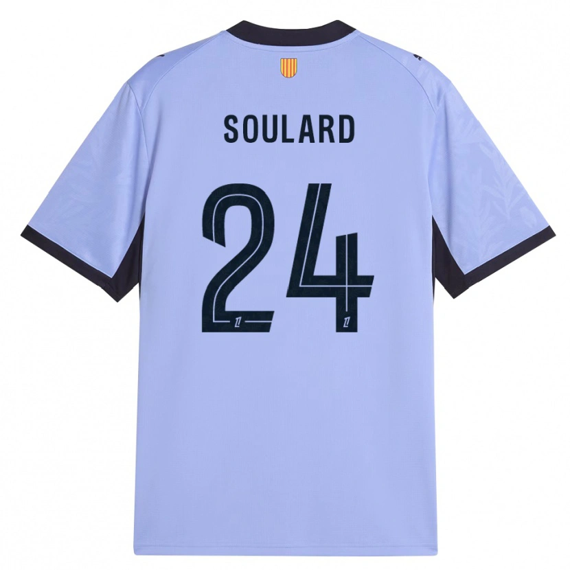 Danxen Hombre Camiseta Amandine Soulard #24 Lavanda Negro Equipación Tercera 2026/27 La Camisa México
