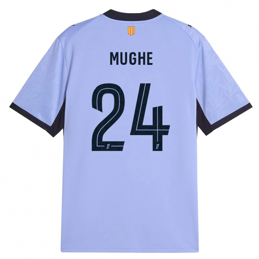 Danxen Hombre Camiseta François Mughe #24 Lavanda Negro Equipación Tercera 2026/27 La Camisa México
