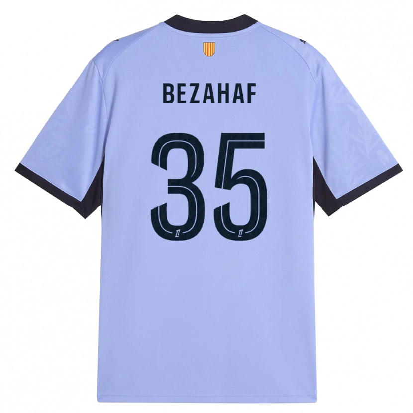 Danxen Hombre Camiseta Kelyann Bezahaf #35 Lavanda Negro Equipación Tercera 2026/27 La Camisa México