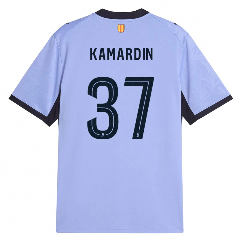 Danxen Hombre Camiseta Aaron Kamardin #37 Lavanda Negro Equipación Tercera 2026/27 La Camisa México