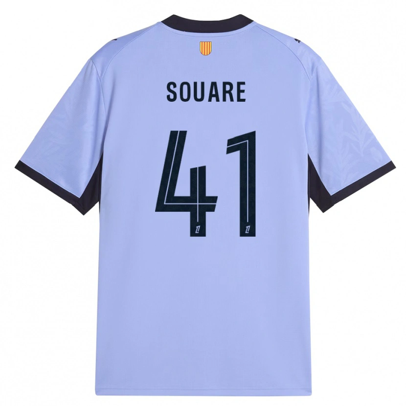 Danxen Hombre Camiseta Cheick Souare #41 Lavanda Negro Equipación Tercera 2026/27 La Camisa México