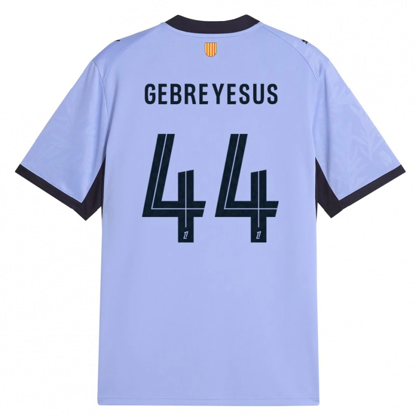 Danxen Hombre Camiseta Esey Gebreyesus #44 Lavanda Negro Equipación Tercera 2026/27 La Camisa México