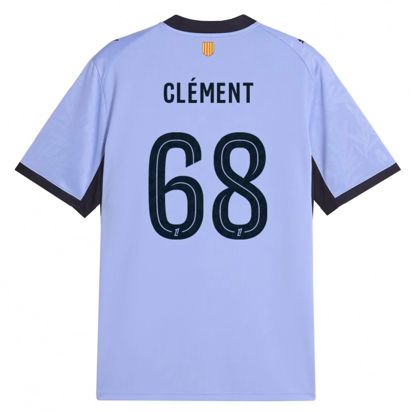 Danxen Hombre Camiseta Mathis Clément #68 Lavanda Negro Equipación Tercera 2026/27 La Camisa México