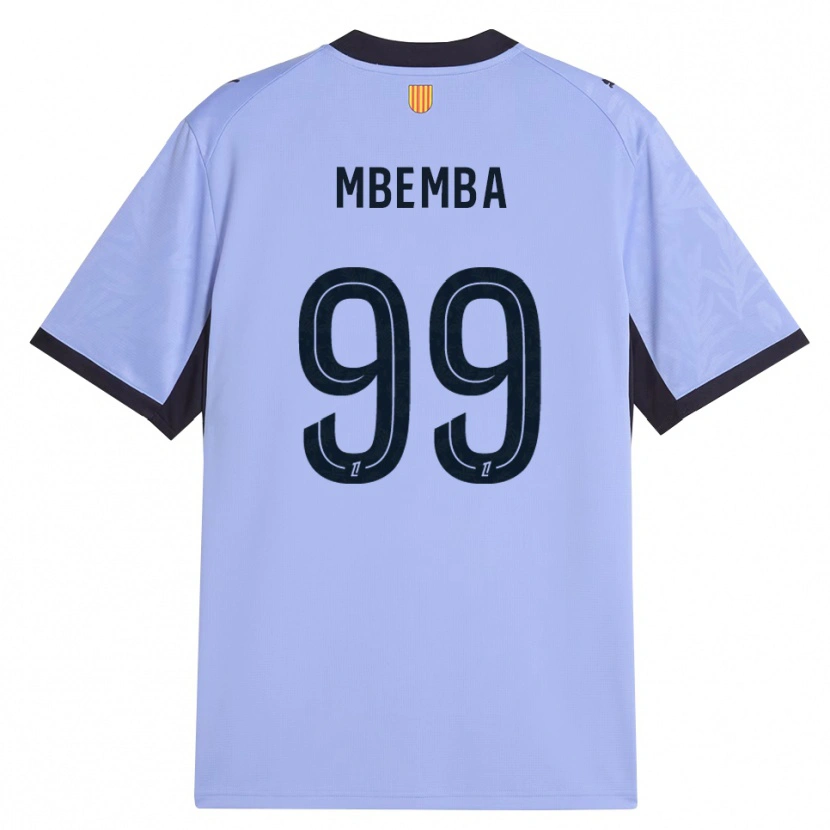 Danxen Hombre Camiseta Chancel Mbemba #99 Lavanda Negro Equipación Tercera 2026/27 La Camisa México