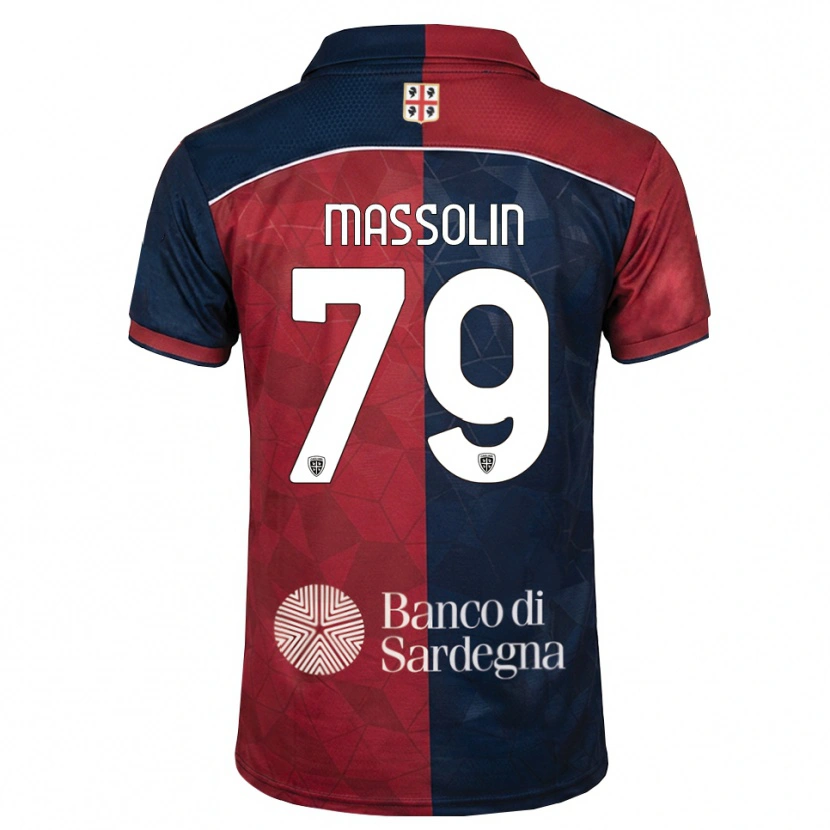 Danxen Hombre Camiseta Yanis Massolin #79 Burdeos Azul Real 1ª Equipación 2026/27 La Camisa México