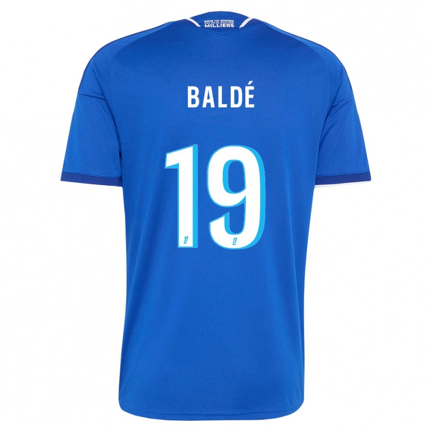 Danxen Hombre Camiseta Fábio Baldé #19 Azul Real Blanco 1ª Equipación 2026/27 La Camisa México