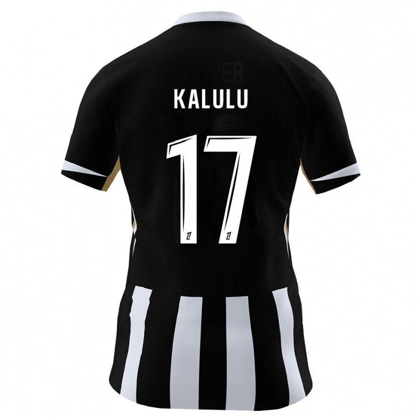 Danxen Hombre Camiseta Joseph Kalulu #17 Negro Azul 1ª Equipación 2026/27 La Camisa México