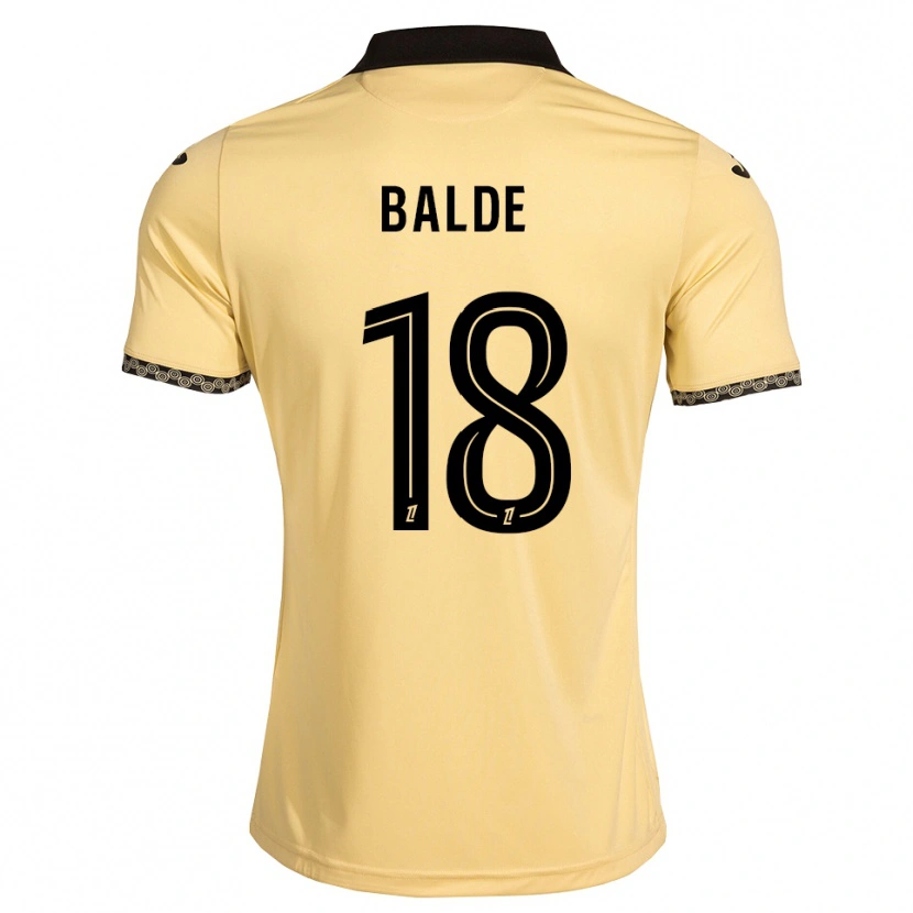 Danxen Hombre Camiseta Ibrahima Baldé #18 Blanco Navajo Negro 2ª Equipación 2026/27 La Camisa México