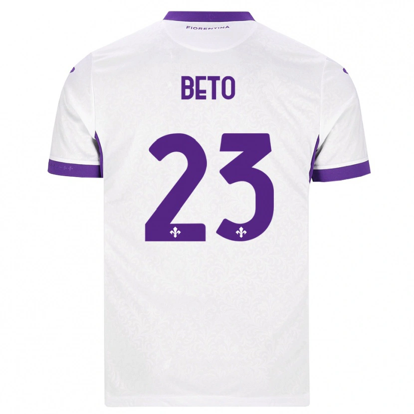 Danxen Mujer Camiseta Beto #23 Blanco Morado 2ª Equipación 2026/27 La Camisa México
