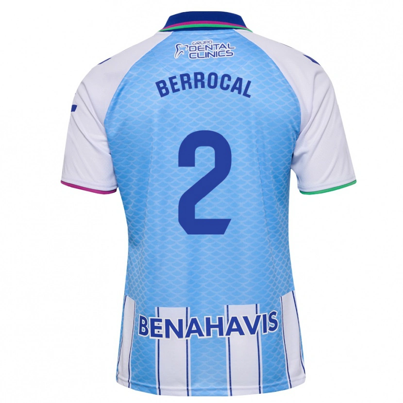Danxen Mujer Camiseta Juan Berrocal #2 Azul Cielo Profundo Blanco 1ª Equipación 2026/27 La Camisa México