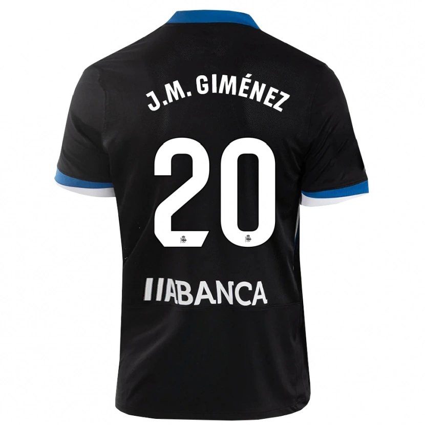 Danxen Mujer Camiseta José María Giménez #20 Negro Azul Blanco 2ª Equipación 2026/27 La Camisa México