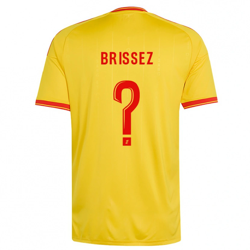 Danxen Mujer Camiseta Baptiste Brissez #0 Oro Naranja Rojo 1ª Equipación 2026/27 La Camisa México