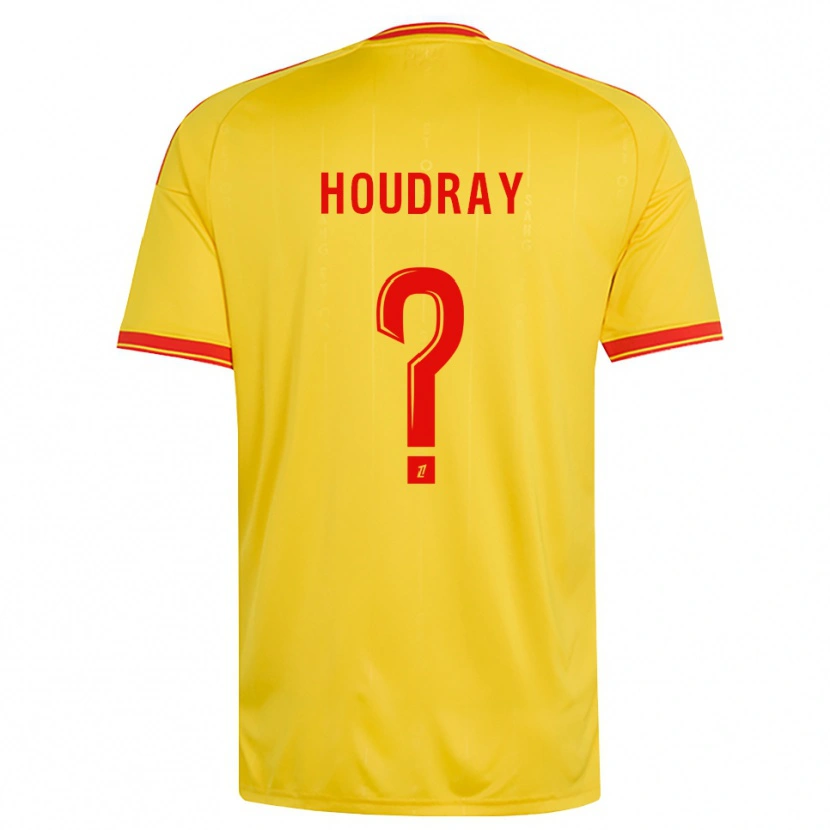 Danxen Mujer Camiseta Leyaan Houdray #0 Oro Naranja Rojo 1ª Equipación 2026/27 La Camisa México