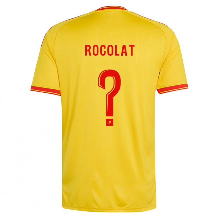 Danxen Mujer Camiseta Jaheden Rocolat #0 Oro Naranja Rojo 1ª Equipación 2026/27 La Camisa México