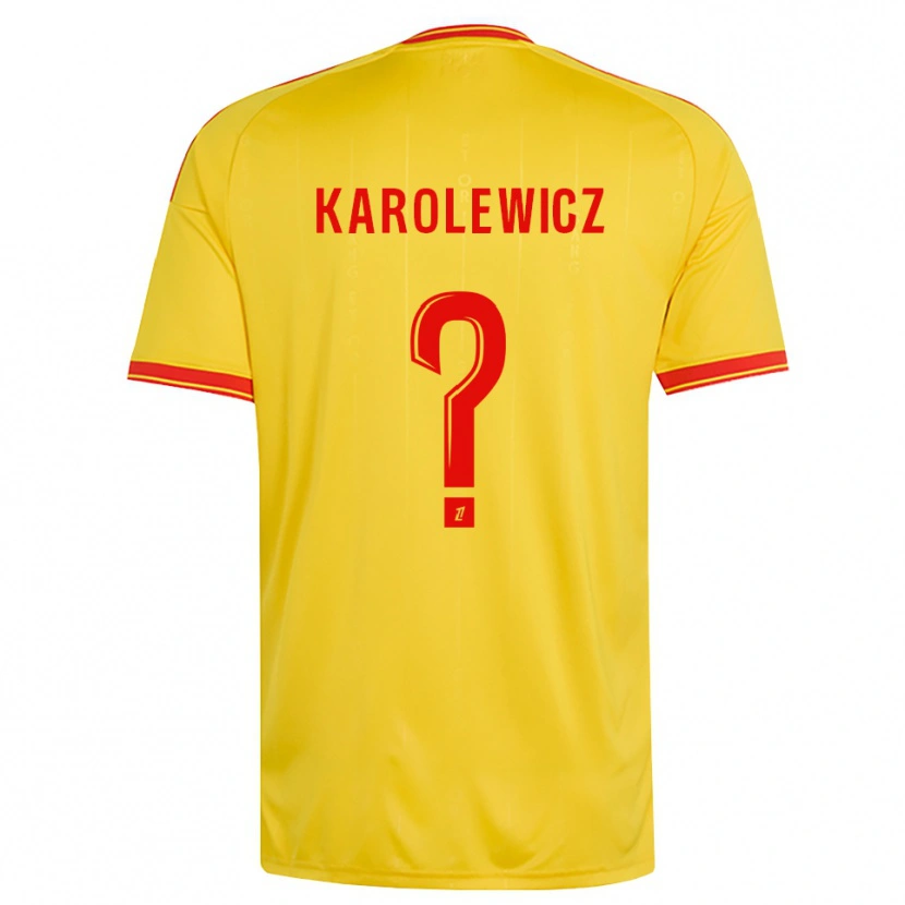 Danxen Mujer Camiseta Roman Karolewicz #0 Oro Naranja Rojo 1ª Equipación 2026/27 La Camisa México