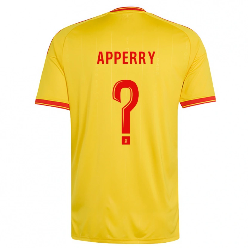 Danxen Mujer Camiseta Marceau Apperry #0 Oro Naranja Rojo 1ª Equipación 2026/27 La Camisa México