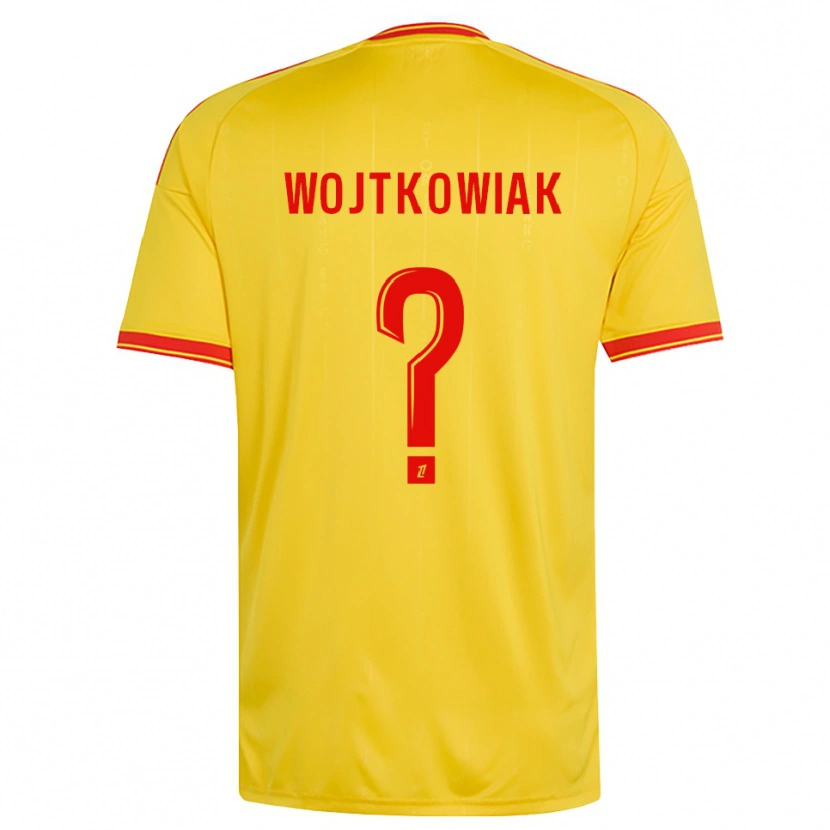 Danxen Mujer Camiseta Valentin Wojtkowiak #0 Oro Naranja Rojo 1ª Equipación 2026/27 La Camisa México