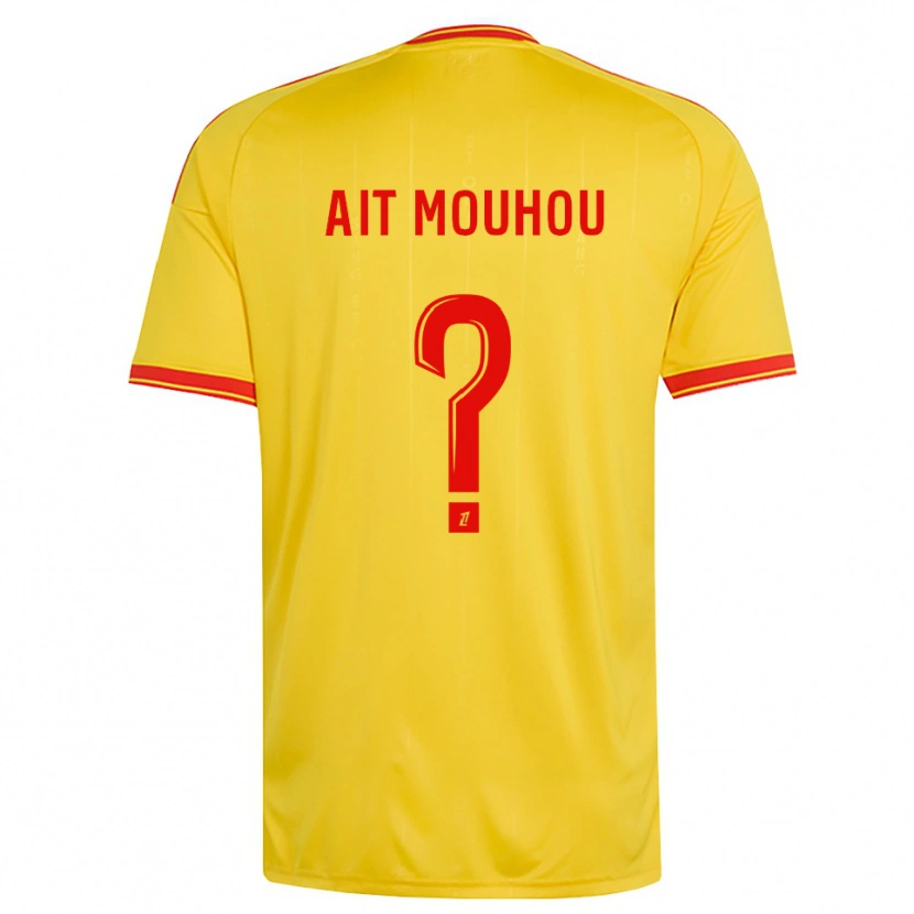 Danxen Mujer Camiseta Nassim Ait Mouhou #0 Oro Naranja Rojo 1ª Equipación 2026/27 La Camisa México