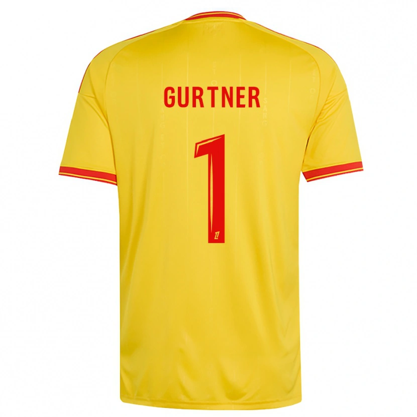 Danxen Mujer Camiseta Régis Gurtner #1 Oro Naranja Rojo 1ª Equipación 2026/27 La Camisa México