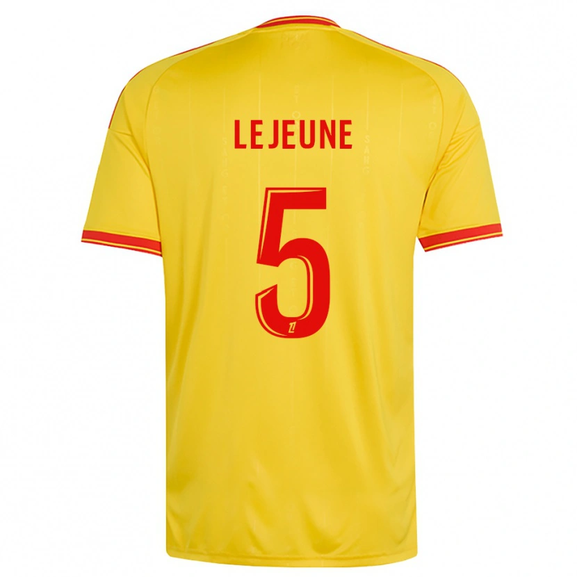 Danxen Mujer Camiseta Romane Lejeune #5 Oro Naranja Rojo 1ª Equipación 2026/27 La Camisa México