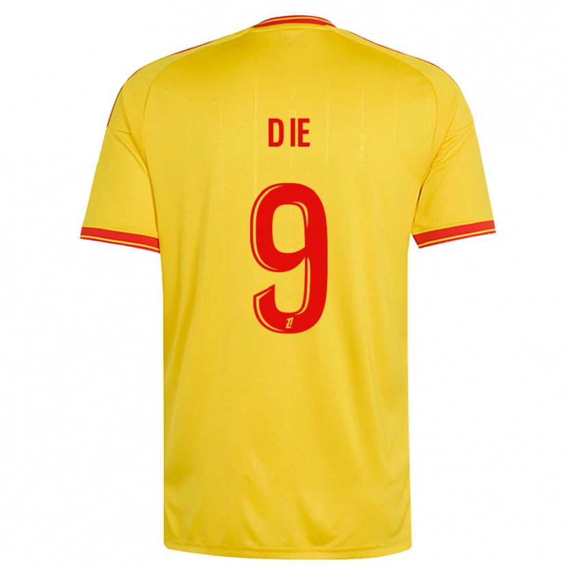 Danxen Mujer Camiseta Manassé Die #9 Oro Naranja Rojo 1ª Equipación 2026/27 La Camisa México
