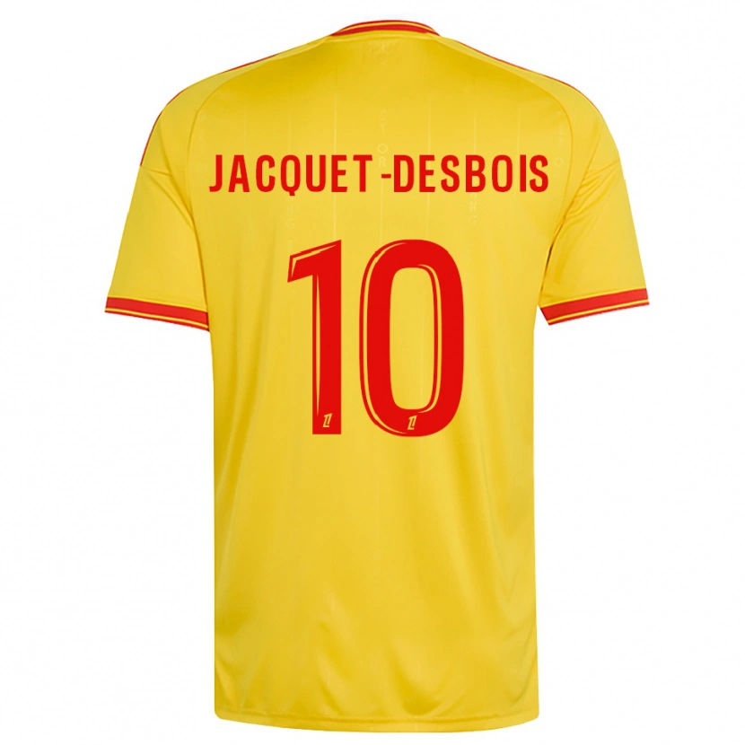 Danxen Mujer Camiseta Tairik Jacquet-Desbois #10 Oro Naranja Rojo 1ª Equipación 2026/27 La Camisa México