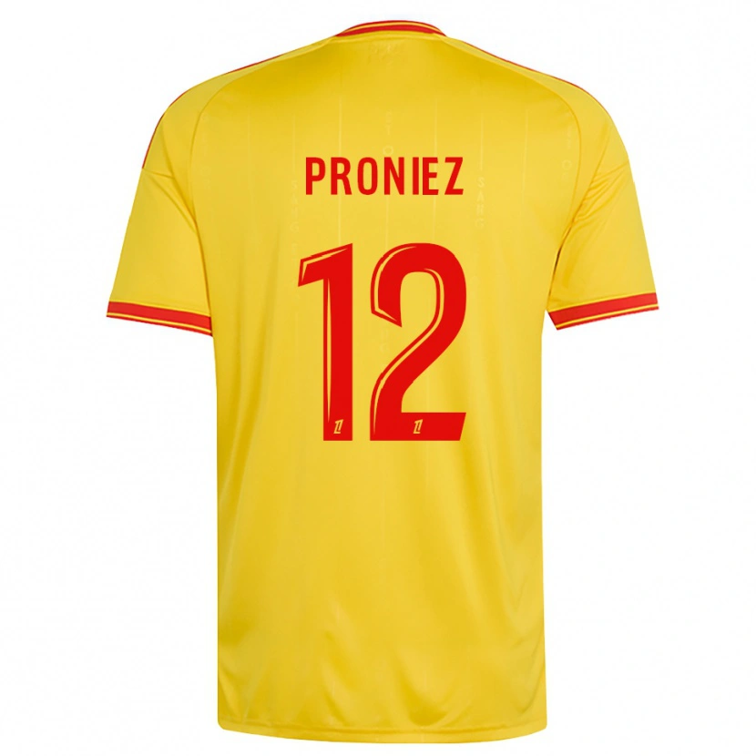 Danxen Mujer Camiseta Fany Proniez #12 Oro Naranja Rojo 1ª Equipación 2026/27 La Camisa México